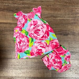 Rare Original Lilly Pulitzer First Impression Smocked Dress